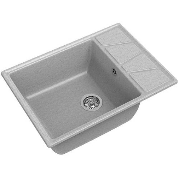 Мойка кухонная Granfest Vertex V-680L серый