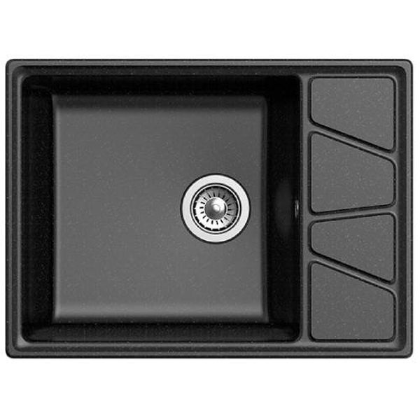 Мойка кухонная Granfest VERTEX V-680L черная