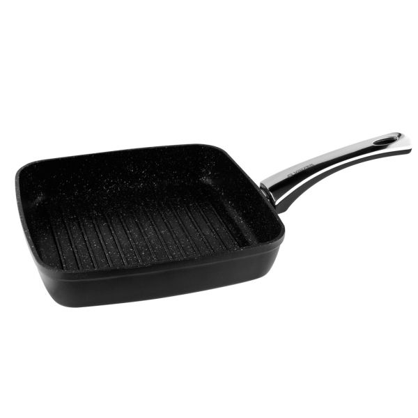 Сковорода-гриль Vinzer Granite Induction 26х26 сm 89438