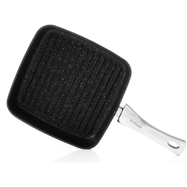 Сковорода-гриль Vinzer Granite Induction 26х26 сm 89438