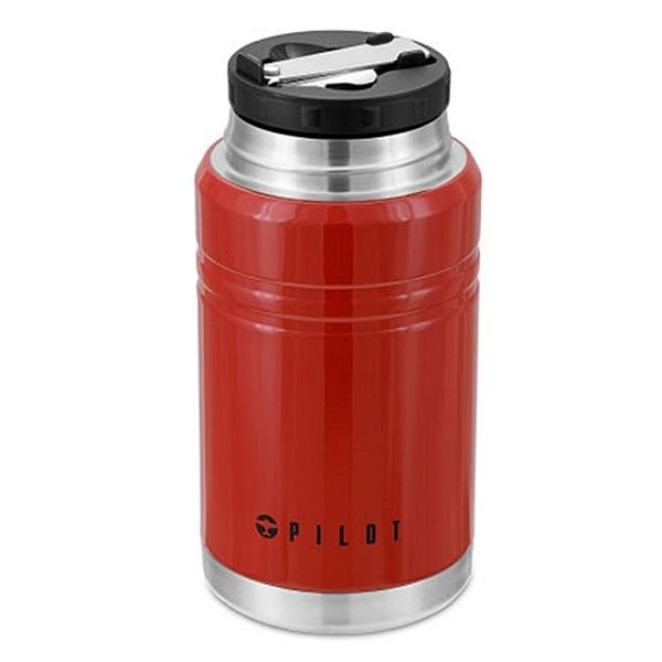 Термос Pilot 0,75л суповой PLF-750-RD, красный