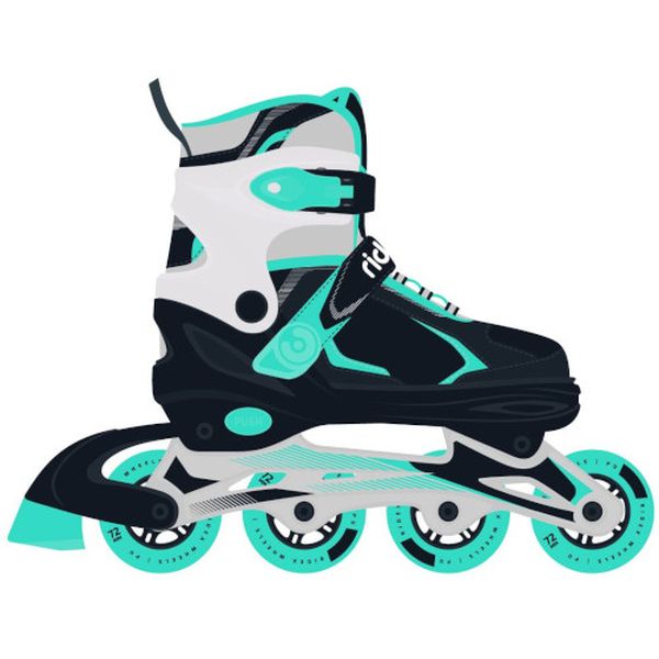 Коньки Ridex Allure Mint, алюм.рама, S р.31-34 (УТ-00018630)