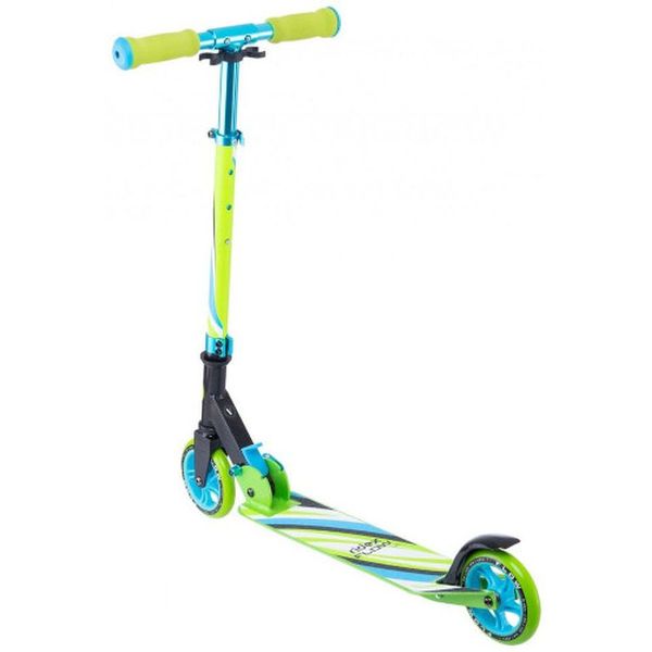 Самокат Ridex Flow 125мм, голубой/зеленый (УТ-00018348)