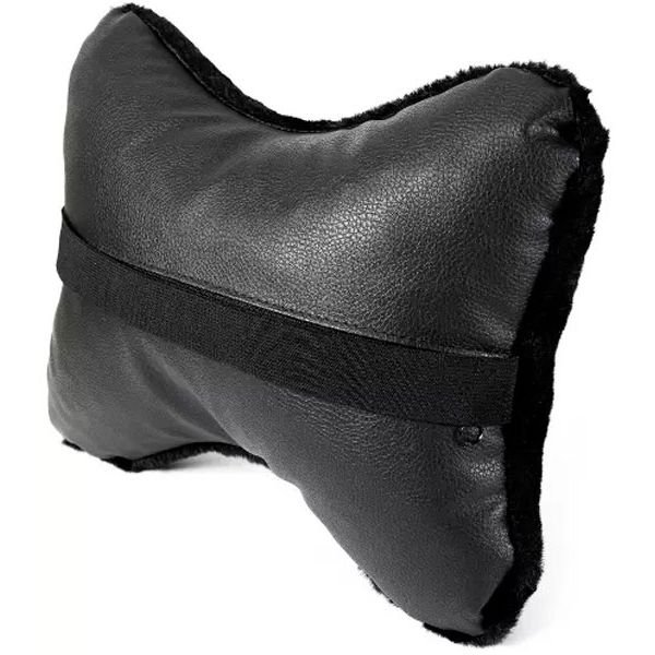 Подушка на подголовник сиденья автомобиля ТБДД Мех-кожа (А158)