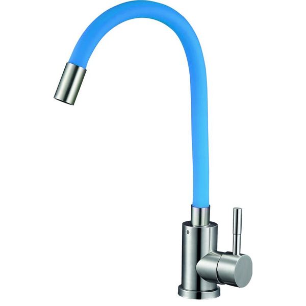 Смеситель Solone EZA4-F090BU синий (для мойки)