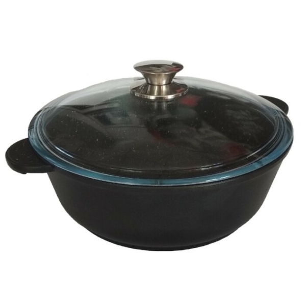 Жаровня Victoria Diamond Induction 3.5л 26см с крышкой (D1026G)