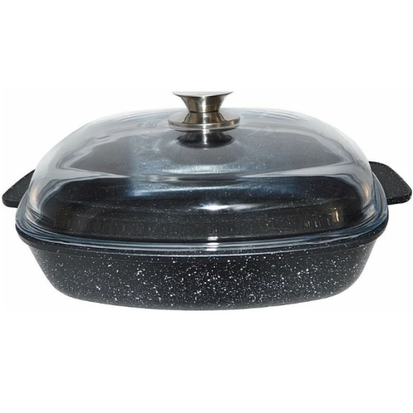 Жаровня Victoria Diamond Induction 26*26см с крышкой (D1126G)