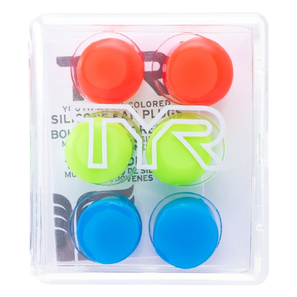 Беруши TYR LEPY/970 Youth Multi-Colored Silicone Ear Plugs
