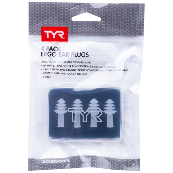 Беруши TYR LERFL4PK/101 Ergo Flex Ear Plugs