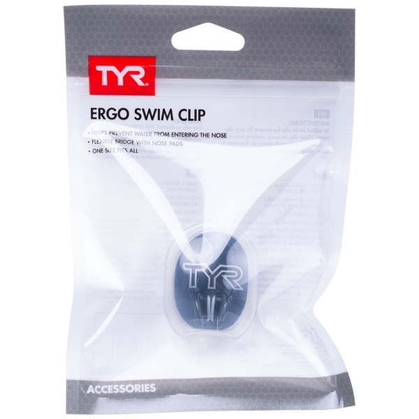 Зажим TYR LERGO/001 Ergo Swim Clip, черный