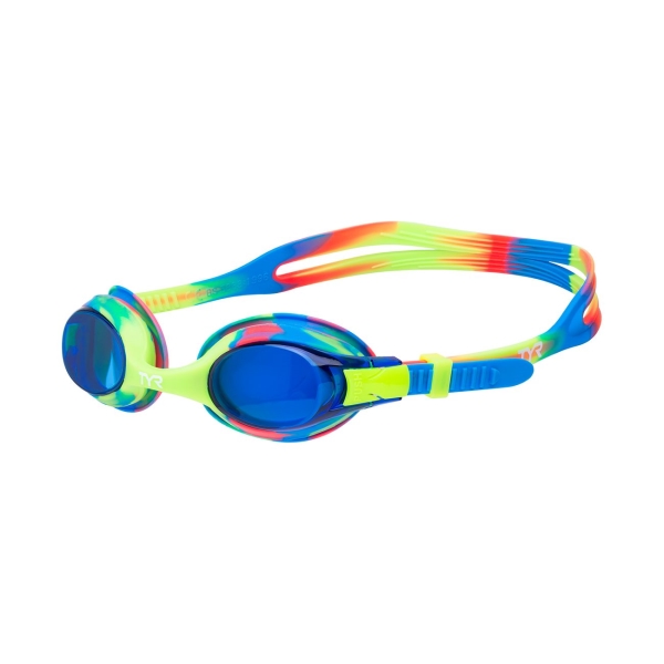 Очки TYR LGSWTD/465 Kids Swimple Tie Dye, голубой