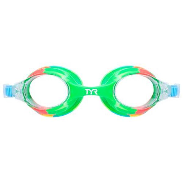 Очки TYR LGSWTD/307 Kids Swimple Tie Dye, зеленый
