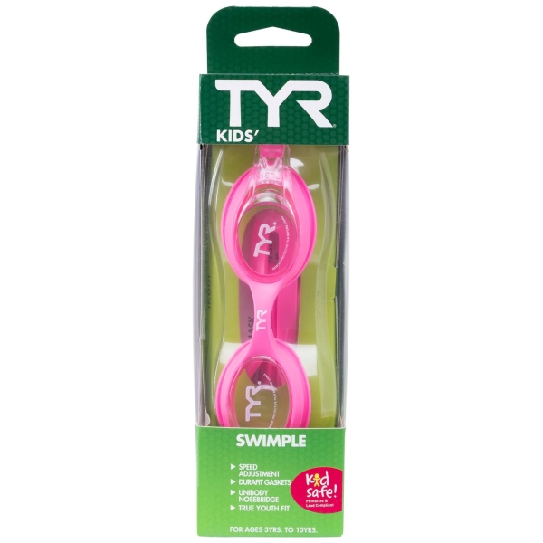 Очки TYR LGSW/152 Kids Swimple, розовый
