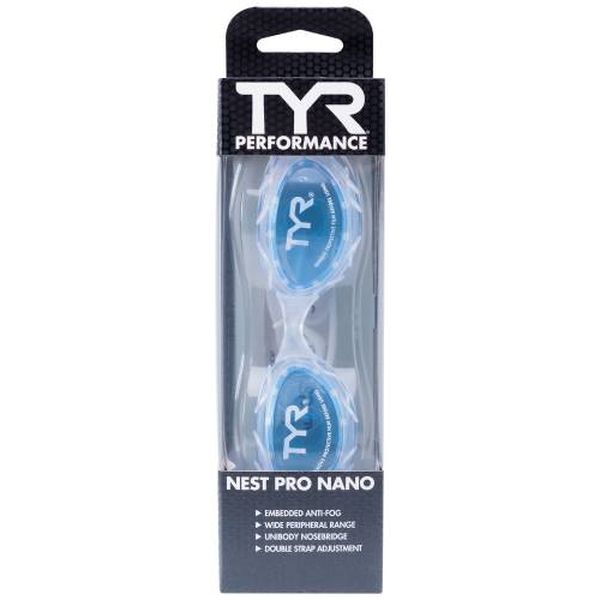 Очки TYR LGNSTN/420 Nest Pro Nano, голубой