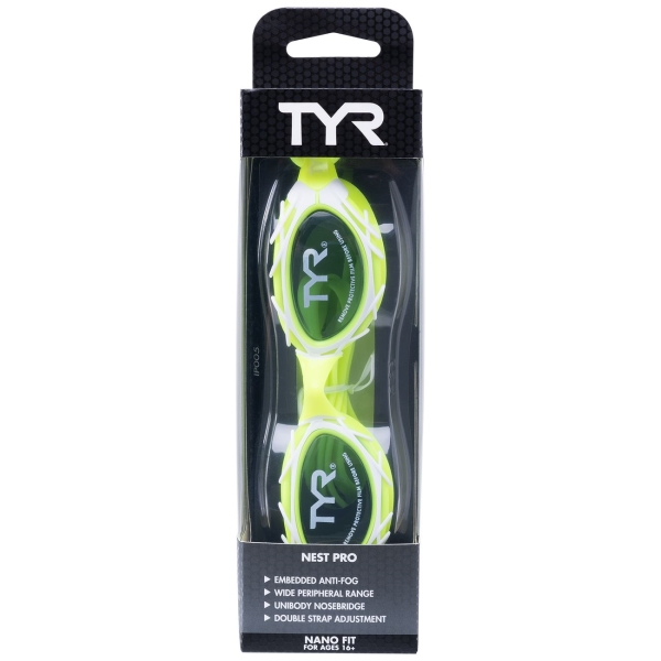 Очки TYR LGNSTN/073 Nest Pro Nano, зеленый
