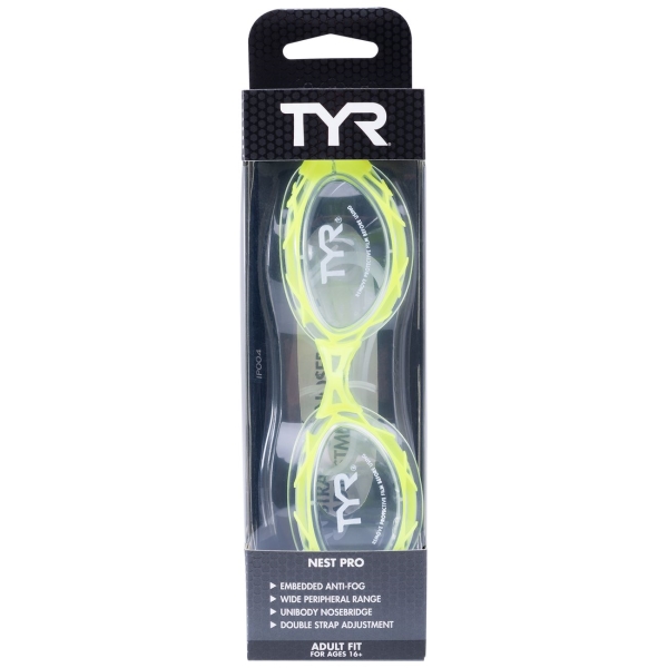 Очки TYR LGNST/892 Nest Pro, зеленый