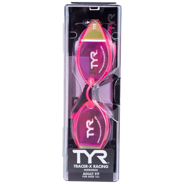 Очки TYR LGTRXM/694 Tracer-X Racing Mirrored, розовый