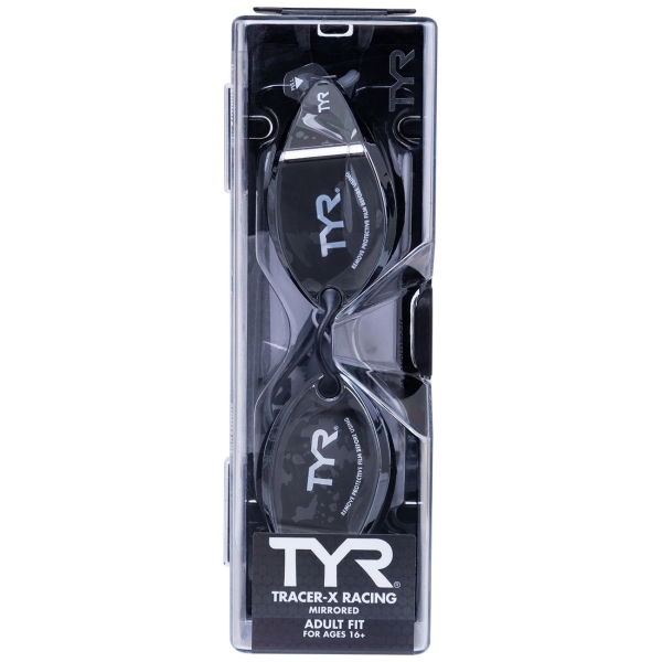 Очки TYR LGTRXM/043 Tracer-X Racing Mirrored, черный