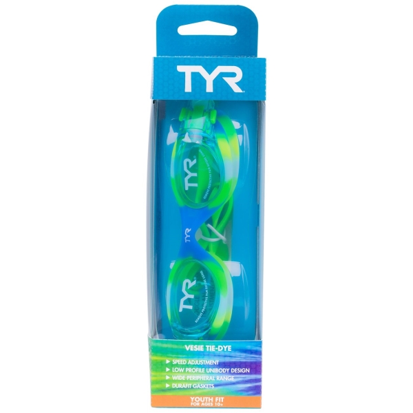 Очки TYR LGVSITD/487 Vesi Tie Dye Junior, голубой
