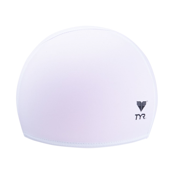 Шапочка TYR LCY/100 Solid Lycra Cap, белый