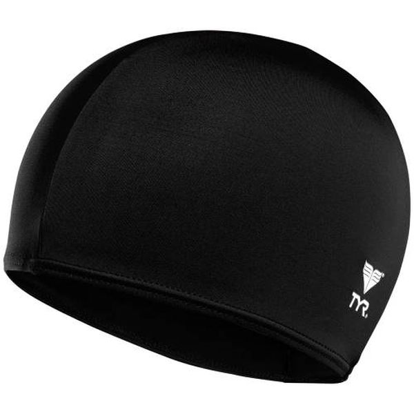 Шапочка TYR LCY/001 Solid Lycra Cap, черный
