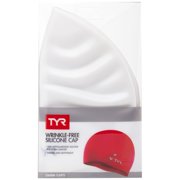 Шапочка TYR LCS/100 Silicone Cap, белый