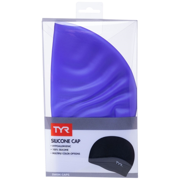 Шапочка TYR LCS/510 Silicone Cap, фиолетовый