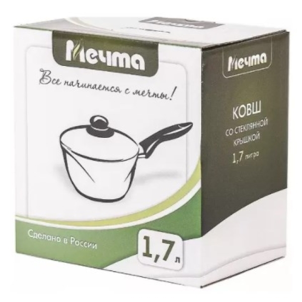 Ковш Мечта Гранит 1.7л 18см со съемной ручкой (р082701)