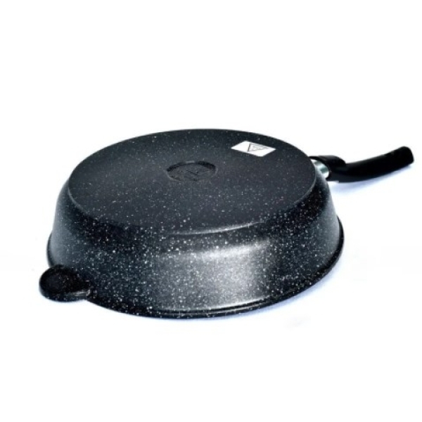 Сковорода-гриль Victoria Гранит 28*28см со съем.ручк.и крышкой (G050028Gb)