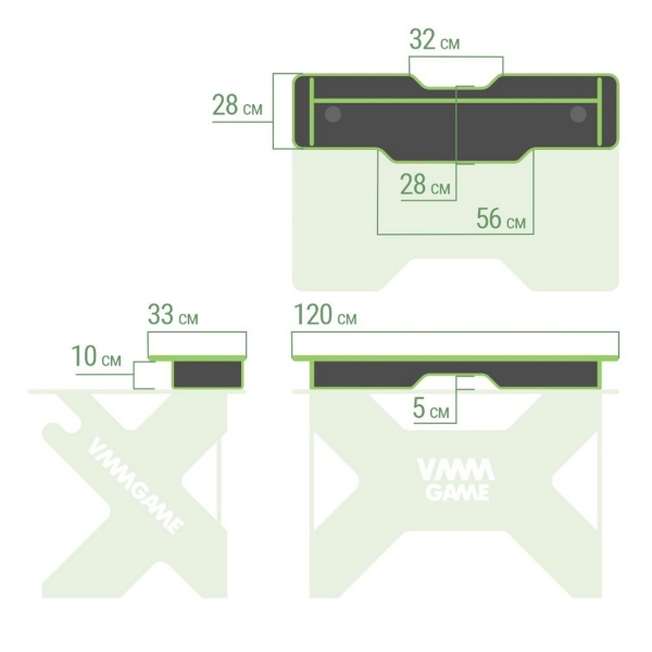 Подставка под монитор VMMGAME Base 120 Lunar (BS-2SL)