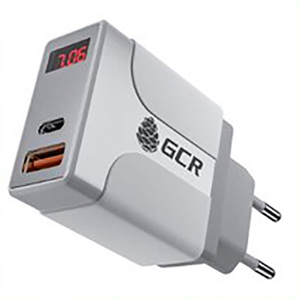 Сетевое зарядное устройство GCR GCR-TQ-MJ03, 2 USB, QC 3.0 + PD 3.0