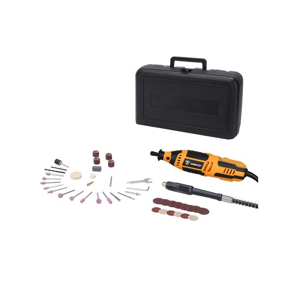 Гравер и мини-дрель DEKO 063-1411 DKRT200E 43 предмета