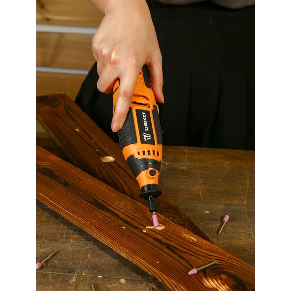 Гравер и мини-дрель DEKO 063-1411 DKRT200E 43 предмета