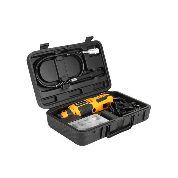 Гравер и мини-дрель DEKO 063-1413 DKRT350E-LCD + 43 предмета