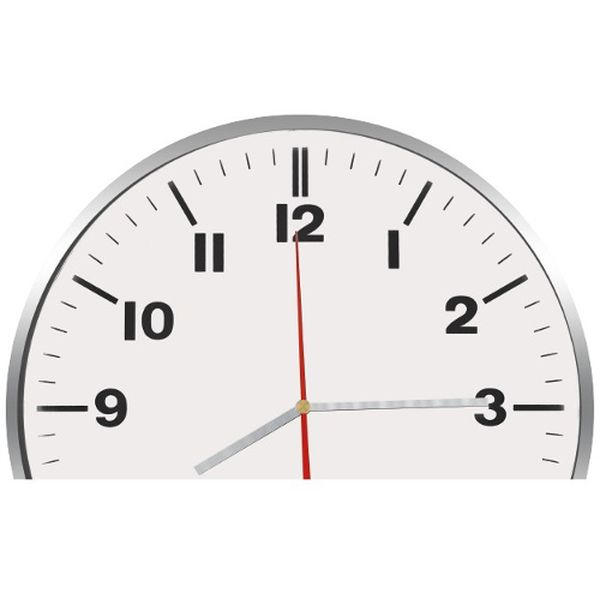 Часы настенные Centek CT-7100 White (круглые 30см)