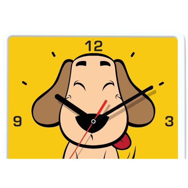 Часы настенные Centek CT-7103 Dog (квадратные 25см)