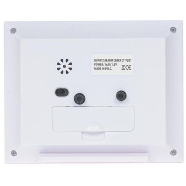 Будильник Centek CT-7201 квадрат, розовый