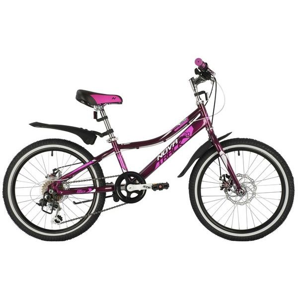Велосипед детский Novatrack Alice 20'', пурпурный фото