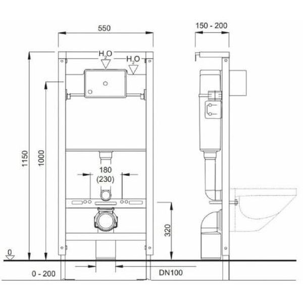 Инсталляция Pestan Fluenta
