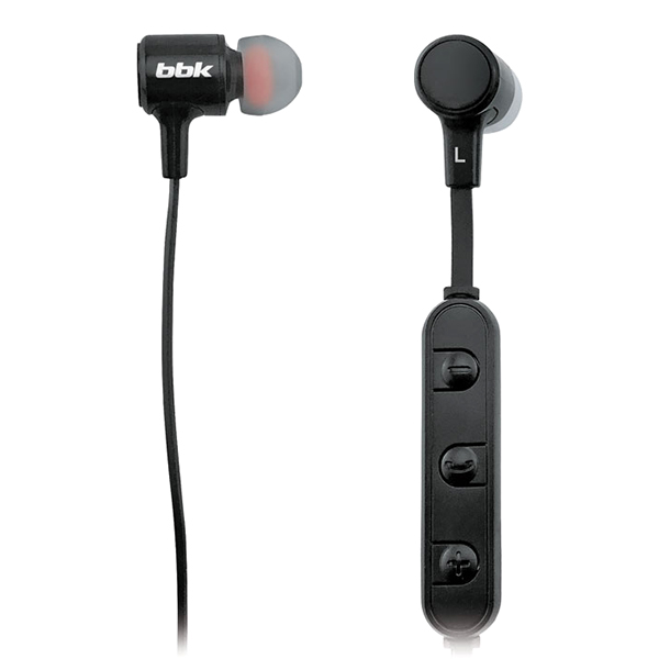 Наушники внутриканальные Bluetooth BBK BT03 Black