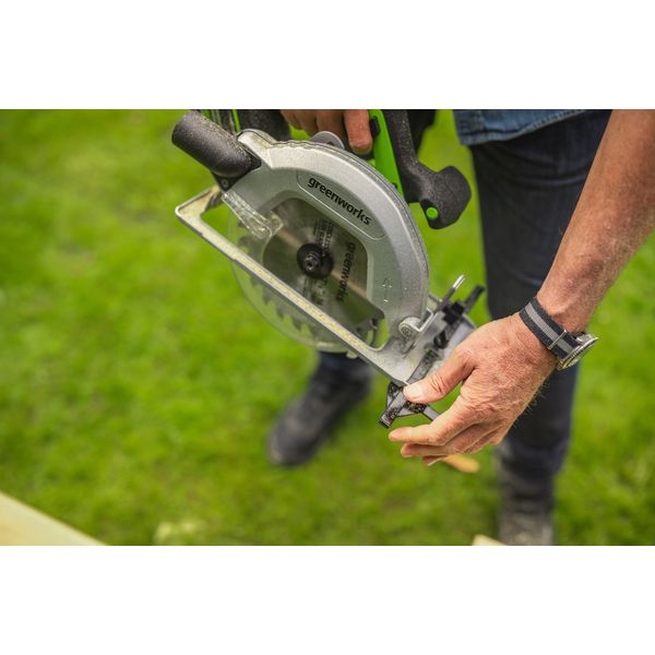 Электропила циркулярная Greenworks GD24CS (1500907)