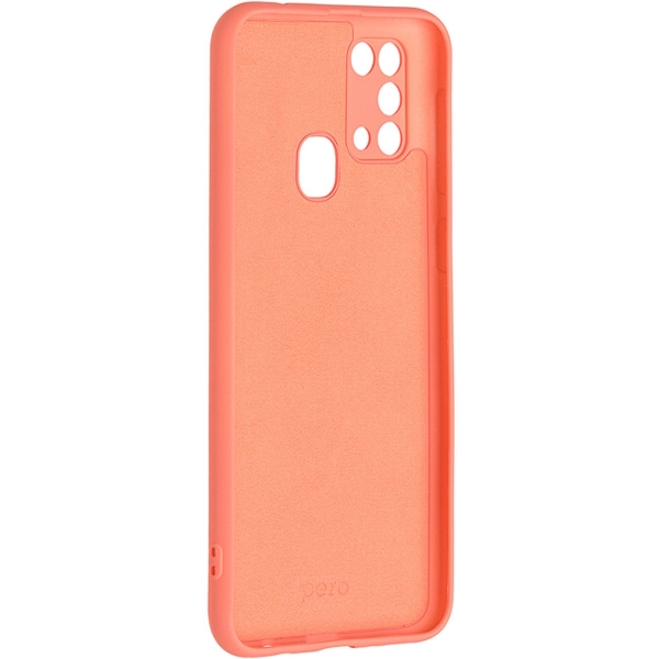 Клип-кейс для Android Pero Для Samsung M31 коралловый (PCLS-0017-OR)