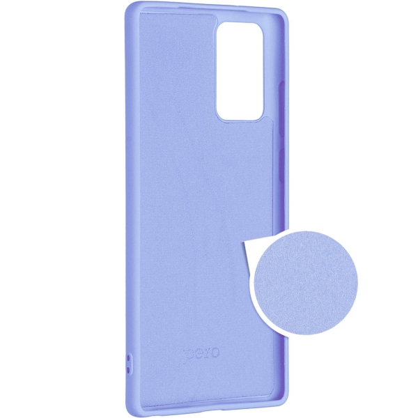 Клип-кейс для Android Pero Для Samsung Note 20 голубой (PCLS-0040-LB)