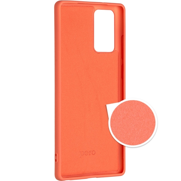 Клип-кейс для Android Pero Для Samsung Note 20 коралловый (PCLS-0040-OR)