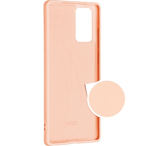 Клип-кейс для Android Pero Для Samsung Note 20 светло-розовый (PCLS-0040-PK)