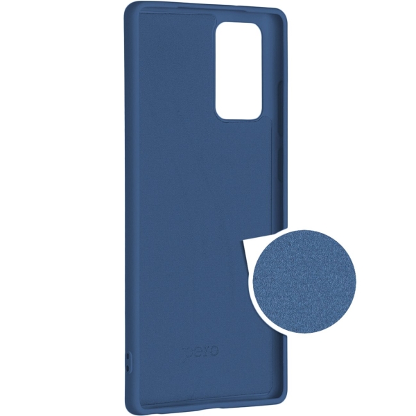 Клип-кейс для Android Pero Для Samsung Note 20 синий (PCLS-0040-BL)