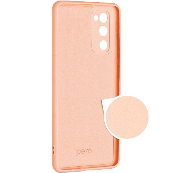 Клип-кейс для Android Pero Для Samsung S20 FE светло-розовый (PCLS-0042-PK)
