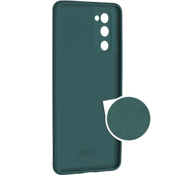 Клип-кейс для Android Pero Для Samsung S20 FE темно-зеленый (PCLS-0042-NG)