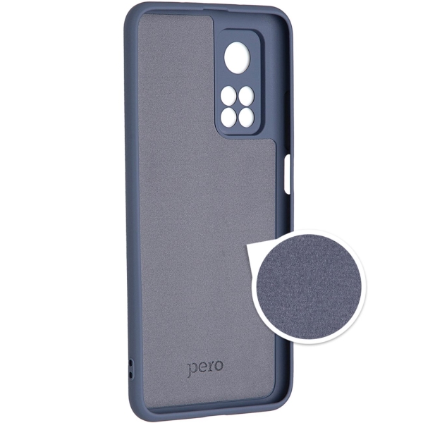 Клип-кейс Pero Для Xiaomi Mi 10T серый (PCLS-0056-GR)