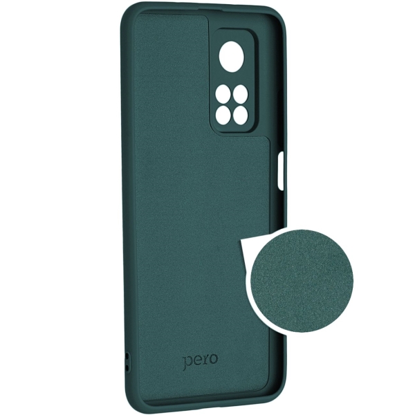 Клип-кейс Pero Для Xiaomi Mi 10T темно-зеленый (PCLS-0056-NG)